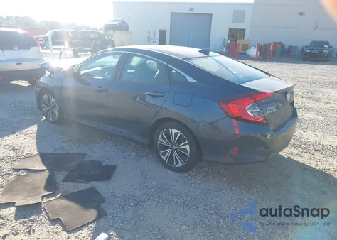 2017 Honda Civic Ex-L из США, поврежденный, VIN 2HGFC1F78HH640980